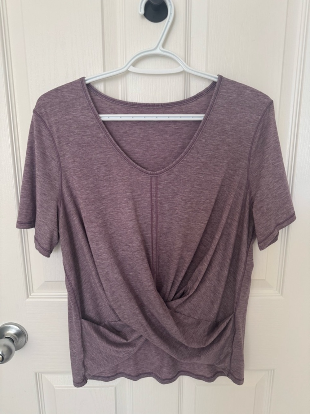 lululemon athletica Twist-Front Short Sleeve Top - Mauve